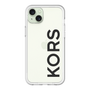 スリムプロテクションプレミアムケース［ MICHAEL KORS - Logo - Black ］