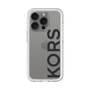 スリムプロテクションプレミアムケース［ MICHAEL KORS - Logo - Black ］