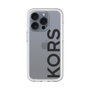 スリムプロテクションプレミアムケース［ MICHAEL KORS - Logo - Black ］