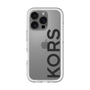 スリムプロテクションプレミアムケース［ MICHAEL KORS - Logo - Black ］