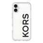 スリムプロテクションプレミアムケース［ MICHAEL KORS - Logo - Black ］