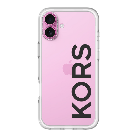 スリムプロテクションプレミアムケース［ MICHAEL KORS - Logo - Black ］