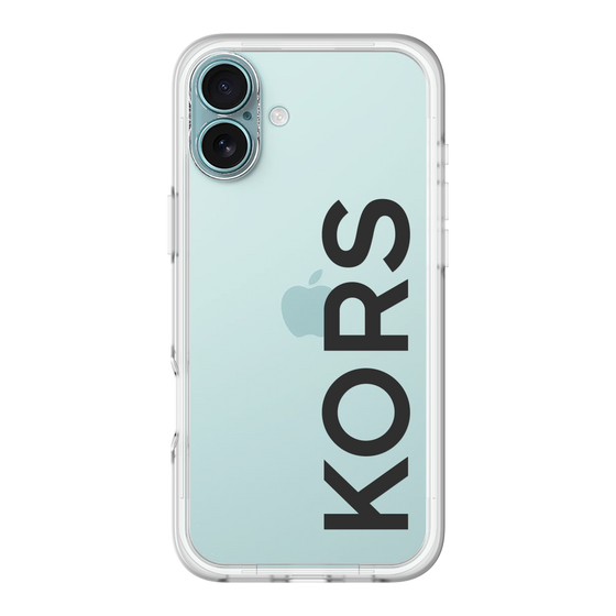 スリムプロテクションプレミアムケース［ MICHAEL KORS - Logo - Black ］