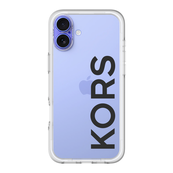 スリムプロテクションプレミアムケース［ MICHAEL KORS - Logo - Black ］