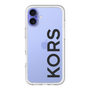 スリムプロテクションプレミアムケース［ MICHAEL KORS - Logo - Black ］