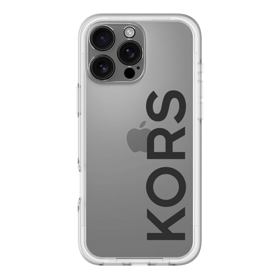 スリムプロテクションプレミアムケース［ MICHAEL KORS - Logo - Black ］
