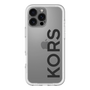 スリムプロテクションプレミアムケース［ MICHAEL KORS - Logo - Black ］