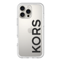 スリムプロテクションプレミアムケース［ MICHAEL KORS - Logo - Black ］