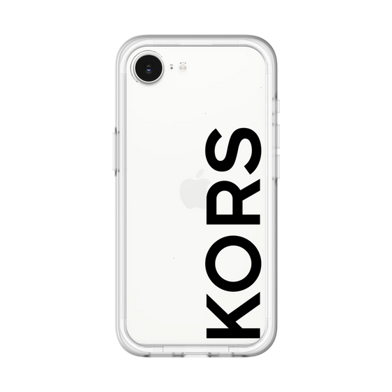 スリムプロテクションプレミアムケース［ MICHAEL KORS - Logo - Black ］