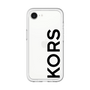 スリムプロテクションプレミアムケース［ MICHAEL KORS - Logo - Black ］