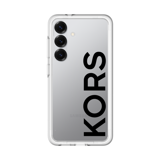 スリムプロテクションプレミアムケース［ MICHAEL KORS - Logo - Black ］