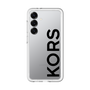 スリムプロテクションプレミアムケース［ MICHAEL KORS - Logo - Black ］