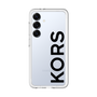 スリムプロテクションプレミアムケース［ MICHAEL KORS - Logo - Black ］