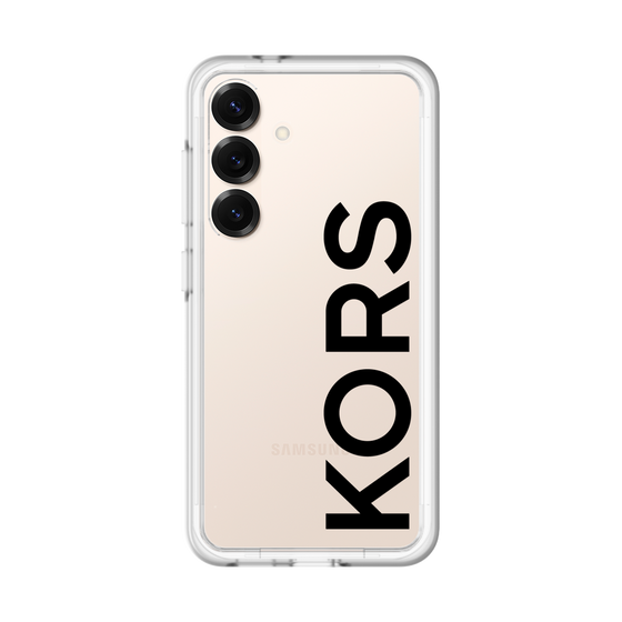 スリムプロテクションプレミアムケース［ MICHAEL KORS - Logo - Black ］