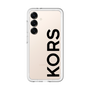 スリムプロテクションプレミアムケース［ MICHAEL KORS - Logo - Black ］