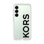 スリムプロテクションプレミアムケース［ MICHAEL KORS - Logo - Black ］
