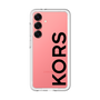 スリムプロテクションプレミアムケース［ MICHAEL KORS - Logo - Black ］