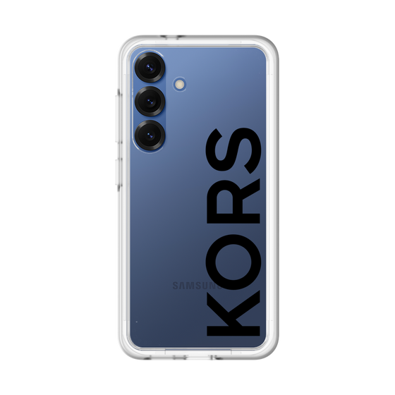 スリムプロテクションプレミアムケース［ MICHAEL KORS - Logo - Black ］