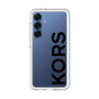 スリムプロテクションプレミアムケース［ MICHAEL KORS - Logo - Black ］