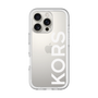 スリムプロテクションプレミアムケース［ MICHAEL KORS - Logo - White ］