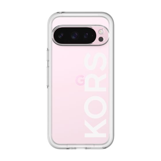 スリムプロテクションプレミアムケース［ MICHAEL KORS - Logo - White ］