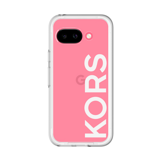 スリムプロテクションプレミアムケース［ MICHAEL KORS - Logo - White ］