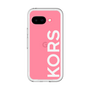 スリムプロテクションプレミアムケース［ MICHAEL KORS - Logo - White ］