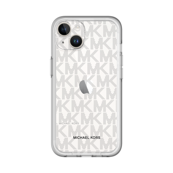 スリムプロテクションプレミアムケース［ MICHAEL KORS - Signiture - Clear Black ］
