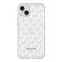スリムプロテクションプレミアムケース［ MICHAEL KORS - Signiture - Clear Black ］