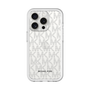 スリムプロテクションプレミアムケース［ MICHAEL KORS - Signiture - Clear Black ］