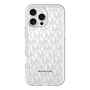 スリムプロテクションプレミアムケース［ MICHAEL KORS - Signiture - Clear Black ］