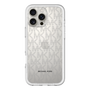 スリムプロテクションプレミアムケース［ MICHAEL KORS - Signiture - Clear Black ］