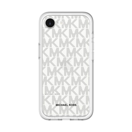 スリムプロテクションプレミアムケース［ MICHAEL KORS - Signiture - Clear Black ］