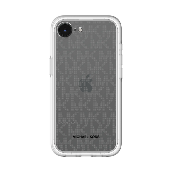 スリムプロテクションプレミアムケース［ MICHAEL KORS - Signiture - Clear Black ］