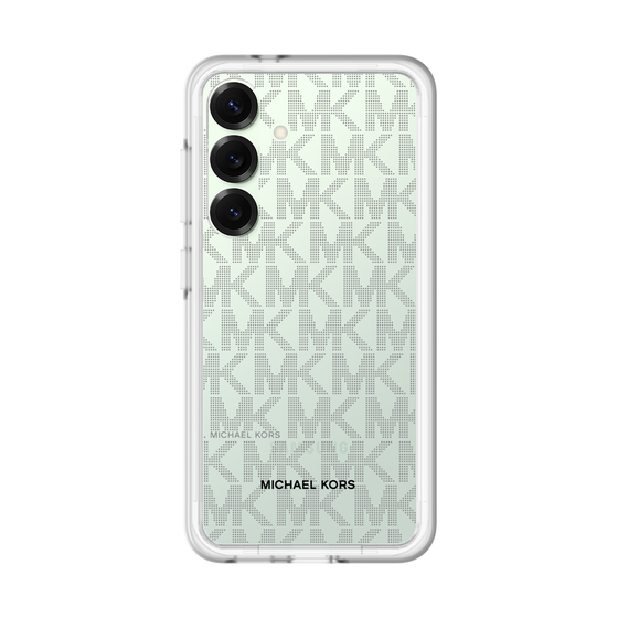 スリムプロテクションプレミアムケース［ MICHAEL KORS - Signiture - Clear Black ］