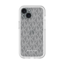 スリムプロテクションプレミアムケース［ MICHAEL KORS - Signiture - Clear White ］