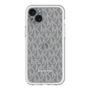 スリムプロテクションプレミアムケース［ MICHAEL KORS - Signiture - Clear White ］