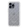 スリムプロテクションプレミアムケース［ MICHAEL KORS - Signiture - Clear White ］