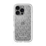 スリムプロテクションプレミアムケース［ MICHAEL KORS - Signiture - Clear White ］