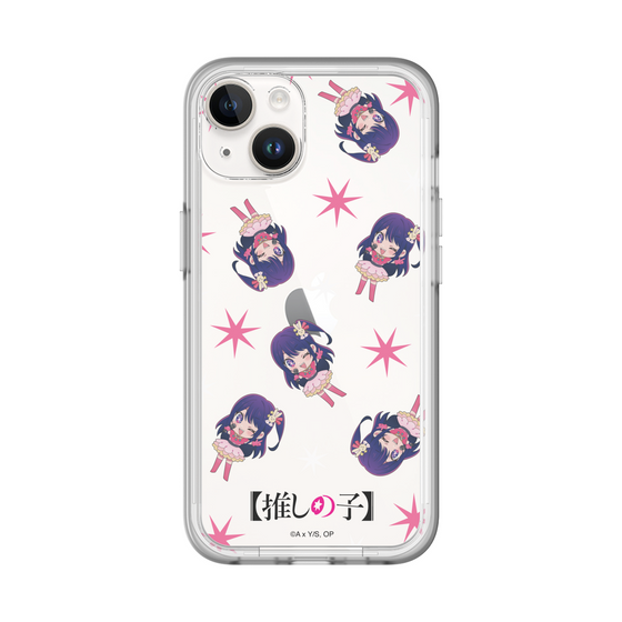 スリムプロテクションプレミアムケース［ 【推しの子】 - アイ - ミニキャラ総柄 ］