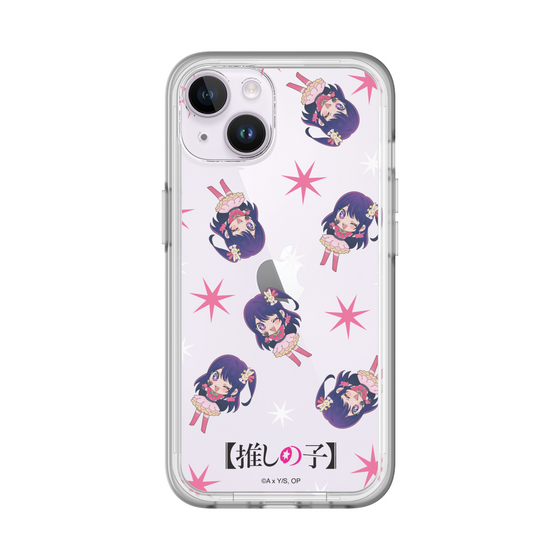 スリムプロテクションプレミアムケース［ 【推しの子】 - アイ - ミニキャラ総柄 ］
