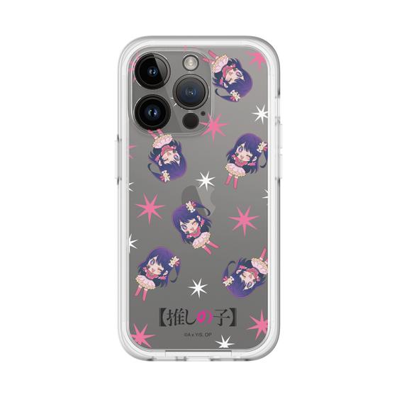 スリムプロテクションプレミアムケース［ 【推しの子】 - アイ - ミニキャラ総柄 ］