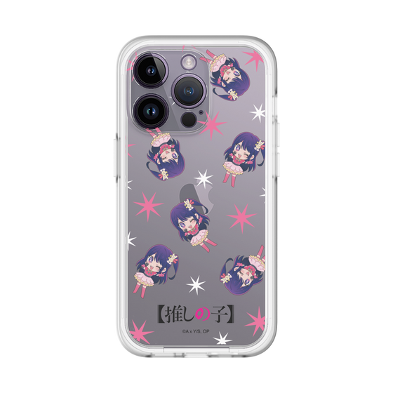 スリムプロテクションプレミアムケース［ 【推しの子】 - アイ - ミニキャラ総柄 ］
