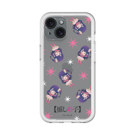 スリムプロテクションプレミアムケース［ 【推しの子】 - アイ - ミニキャラ総柄 ］