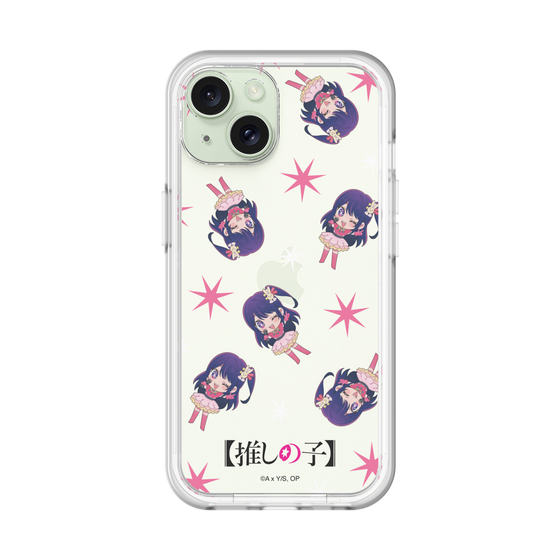 スリムプロテクションプレミアムケース［ 【推しの子】 - アイ - ミニキャラ総柄 ］