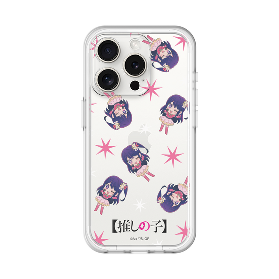 スリムプロテクションプレミアムケース［ 【推しの子】 - アイ - ミニキャラ総柄 ］