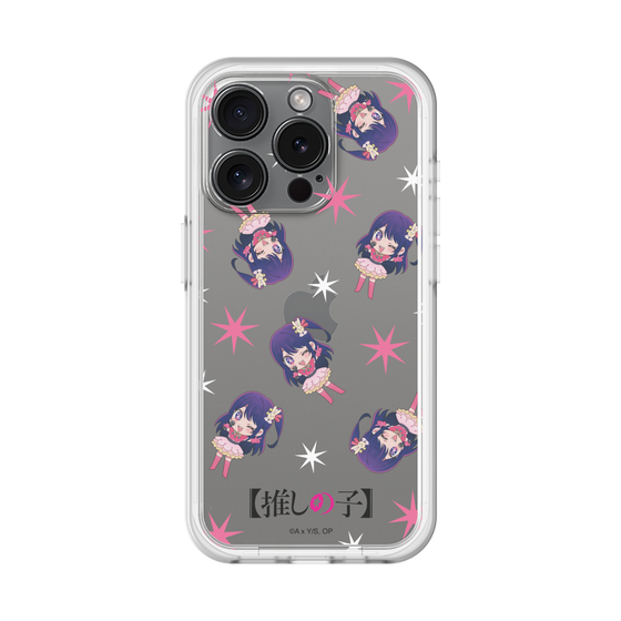スリムプロテクションプレミアムケース［ 【推しの子】 - アイ - ミニキャラ総柄 ］
