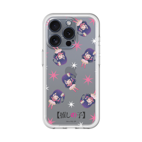 スリムプロテクションプレミアムケース［ 【推しの子】 - アイ - ミニキャラ総柄 ］