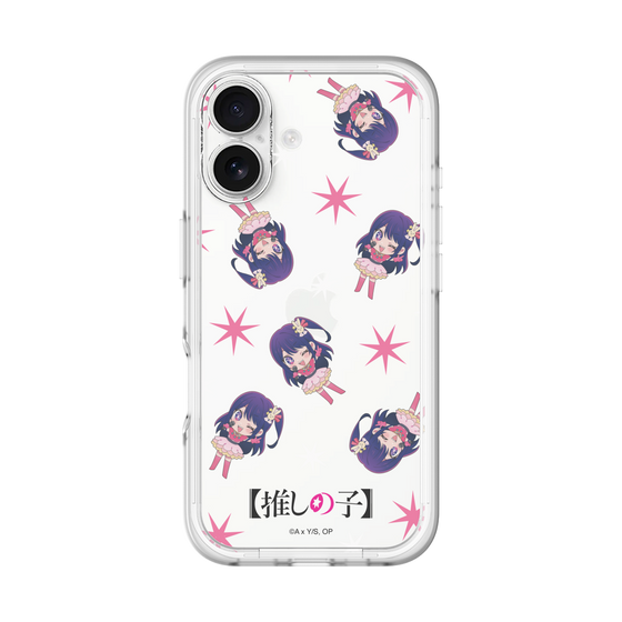 スリムプロテクションプレミアムケース［ 【推しの子】 - アイ - ミニキャラ総柄 ］