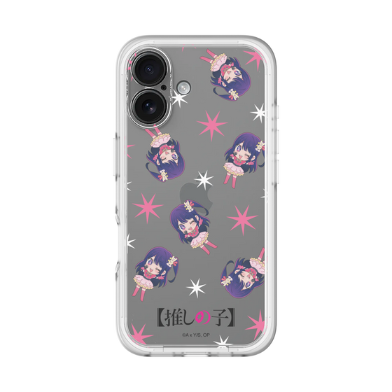 スリムプロテクションプレミアムケース［ 【推しの子】 - アイ - ミニキャラ総柄 ］